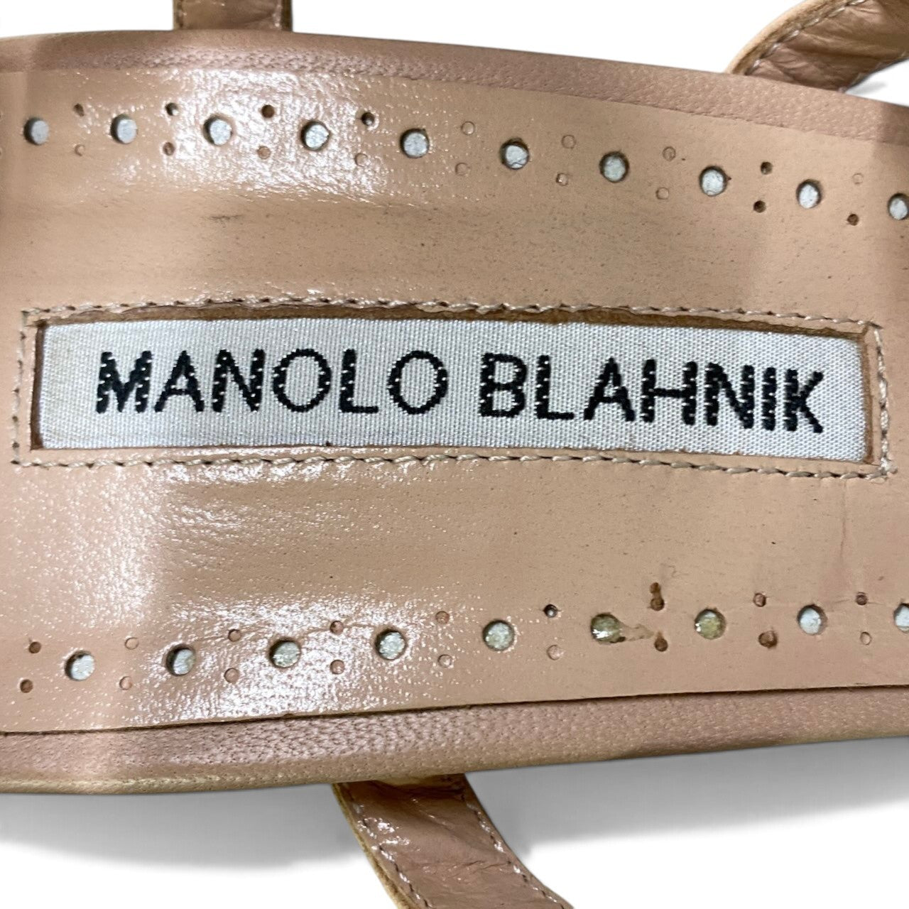 i1 MANOLO BLAHNIK マノロ・ブラニク Munir オープントゥ バックストラップ ヒールサンダル  サイズ39 マルチカラー パテントレザー レディースk02i