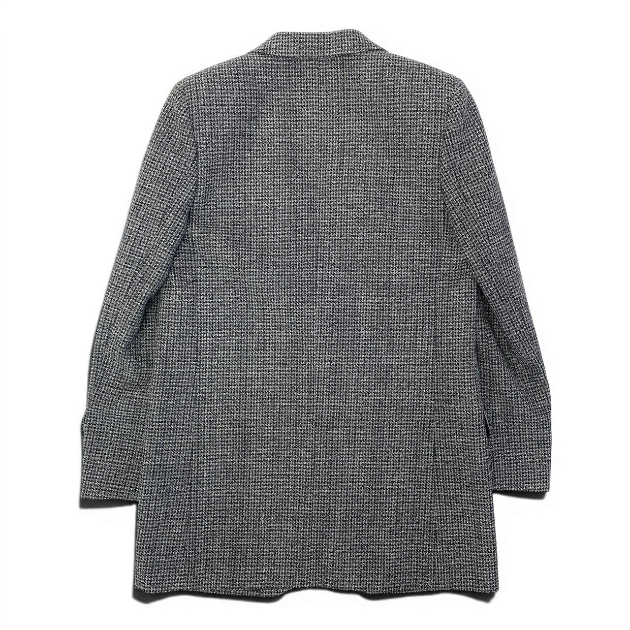 e8 【極美品】SAINT LAURENT ツイードジャケット テーラードジャケット イタリア製 36サイズ グレー系 ウール100％ メンズ 男性用k02i
