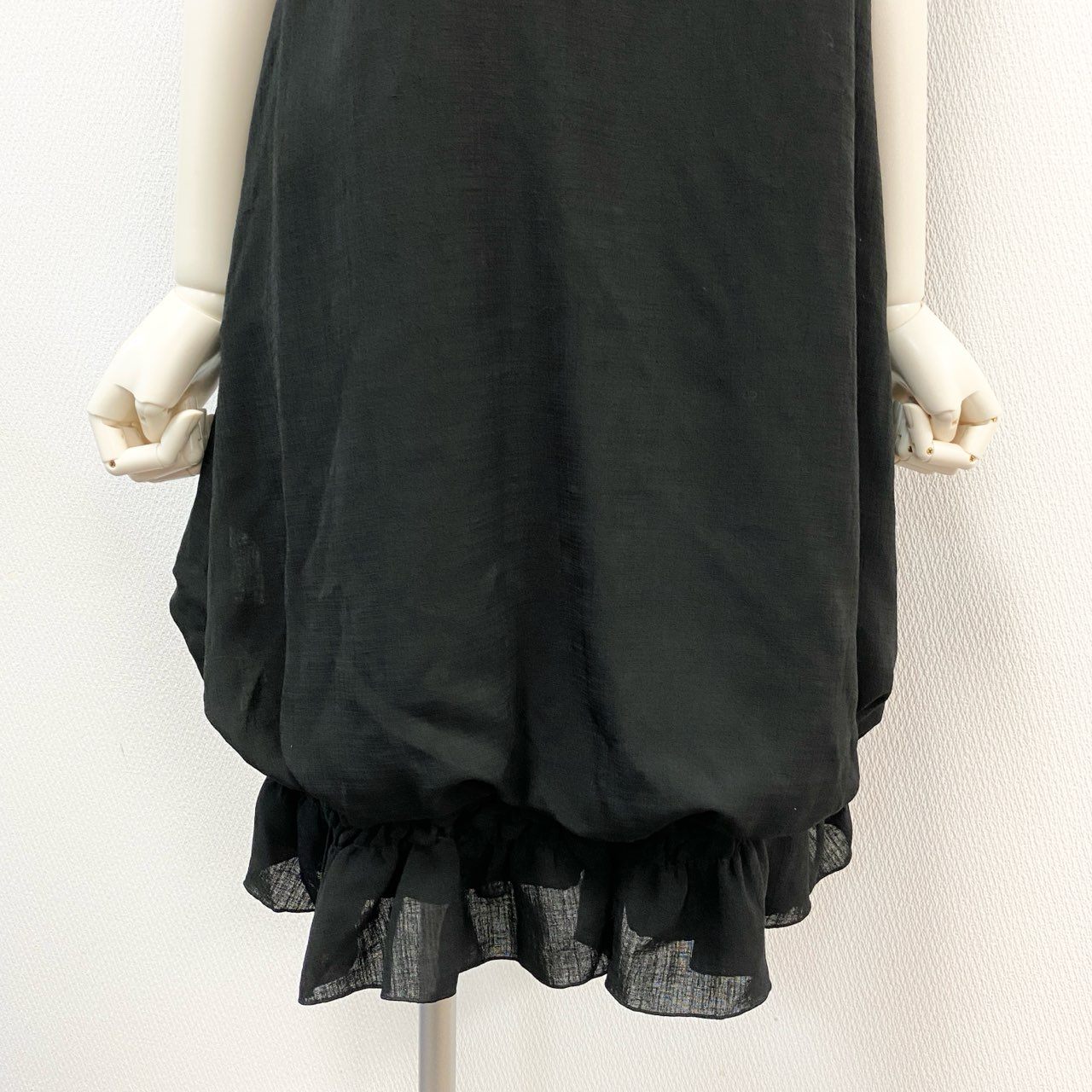 31k2 DAISY LIN デイジーリン フォクシー TRAVEL Slim トラベル ノースリーブワンピース ドレス 日本製 06230 38 ブラック系 レディースo07t