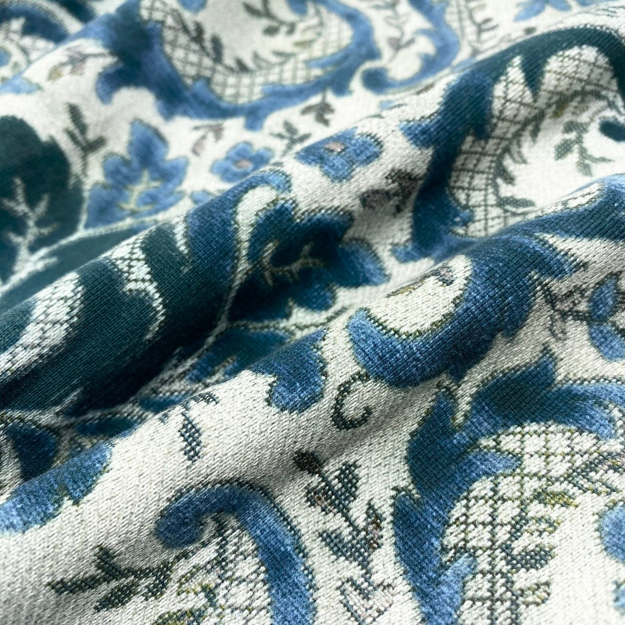 84c19 DOLCE&GABBANA ドルチェアンドガッバーナ ドルガバ D&G 長袖スウェット クルーネック 花柄 メンズ 男性用 44 ネイビー コットン100％u02t