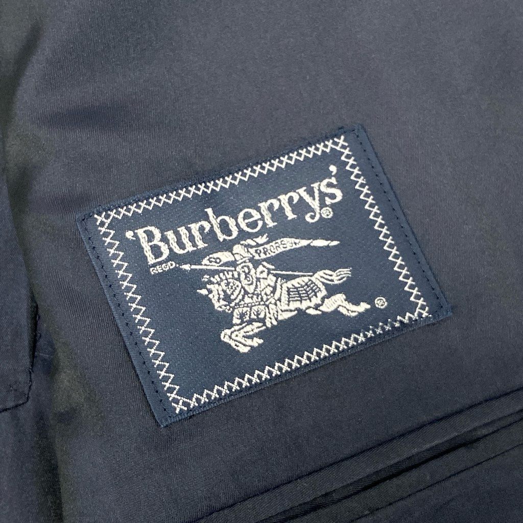 54l28 BURBERRYS バーバリーズ スーツセットアップ テーラードジャケット スラックスパンツ 94-84-165 AB4 ネイビー ウール100％ メンズ 男性用o07t
