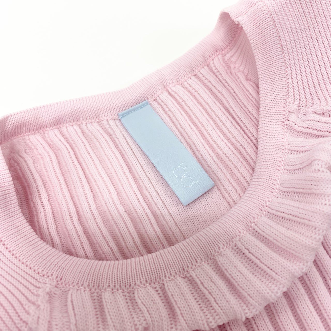 Ek14 CFCL シーエフシーエル POTTERY LONG PUFF SLEEVE DRESS ドレス ワンピース ニット CF007KH092 1サイズ ピンク レディースu02t