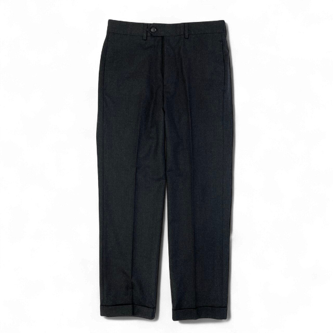 68d30 【未使用保管品】 BROOKS BROTHERS ブルックスブラザーズ REGENT FIT スラックスパンツ センタープレス ボトムス W30/L34 ブラック メンズ 紳士服u02t