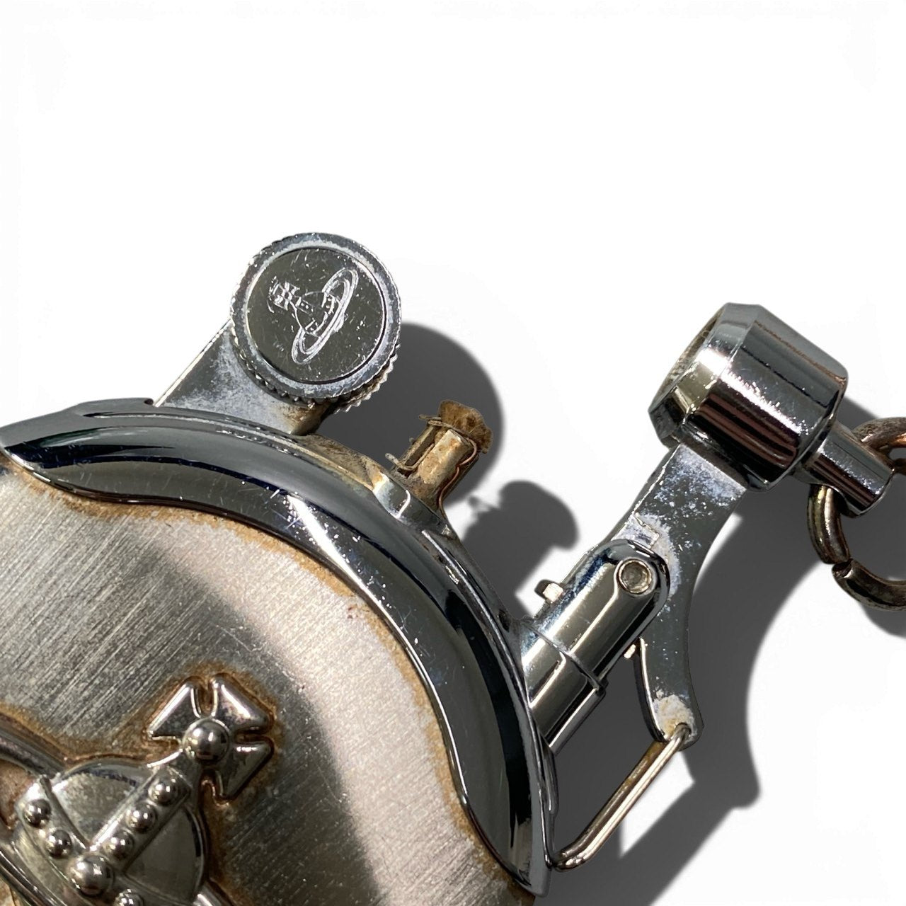 b2 Vivienne Westwood ヴィヴィアンウエストウッド ORB メタルオーブライター ネックレス メタリック 廃盤 火花〇t18r