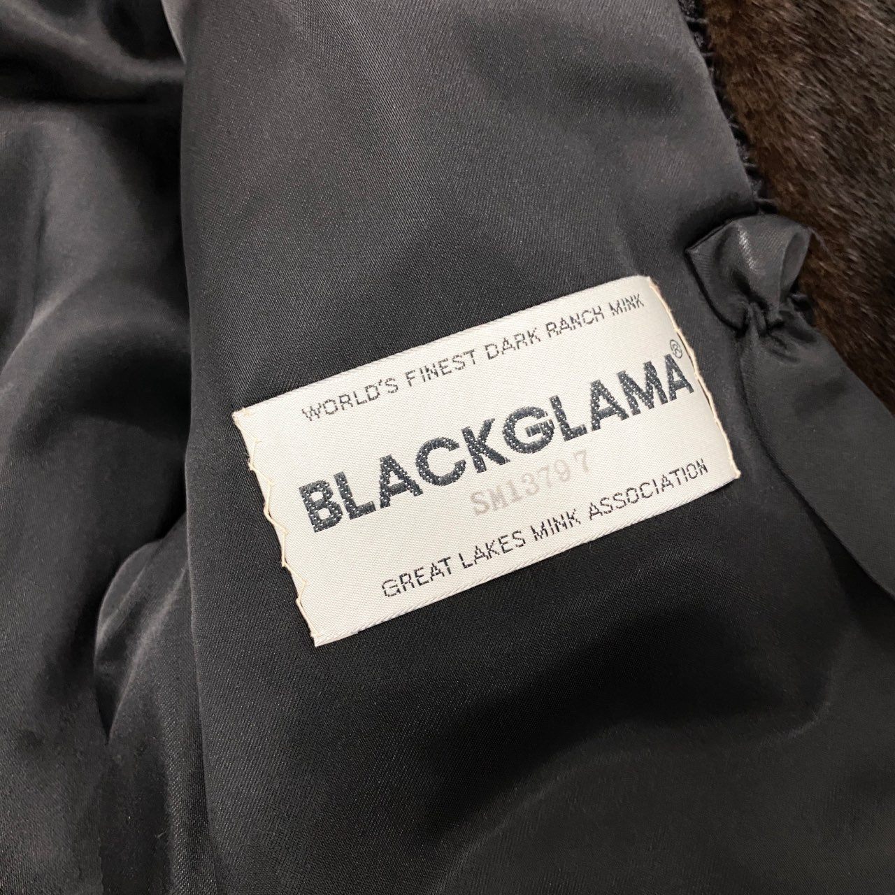 42L9 BLACKGLAMA ブラックグラマ ダークミンク ロングコート サイズF ダークブラウン 最高級本毛皮 ETERNA FURS MINKt18r