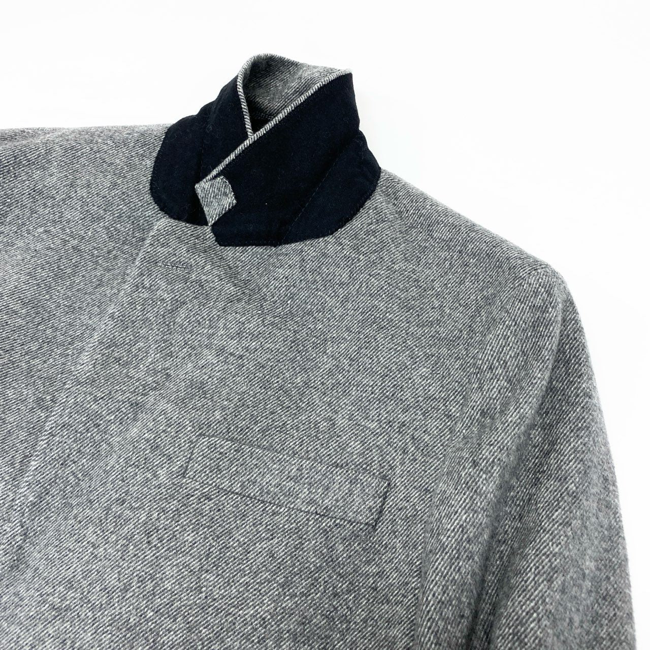 67L1 Paul Smith ポールスミス チェスターコート ロングコート 比翼ボタン ウールカシミヤ メンズ 紳士服 PF-IS-80322 M2 グレーu02t