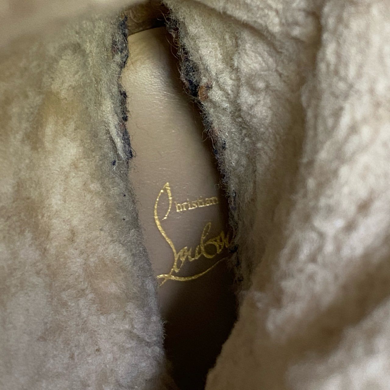 1l27 Christian Louboutin クリスチャンルブタン NAZA FLAT NAPPA スパイクスタッズ レザーブーツ 41サイズ ブラック メンズk02i