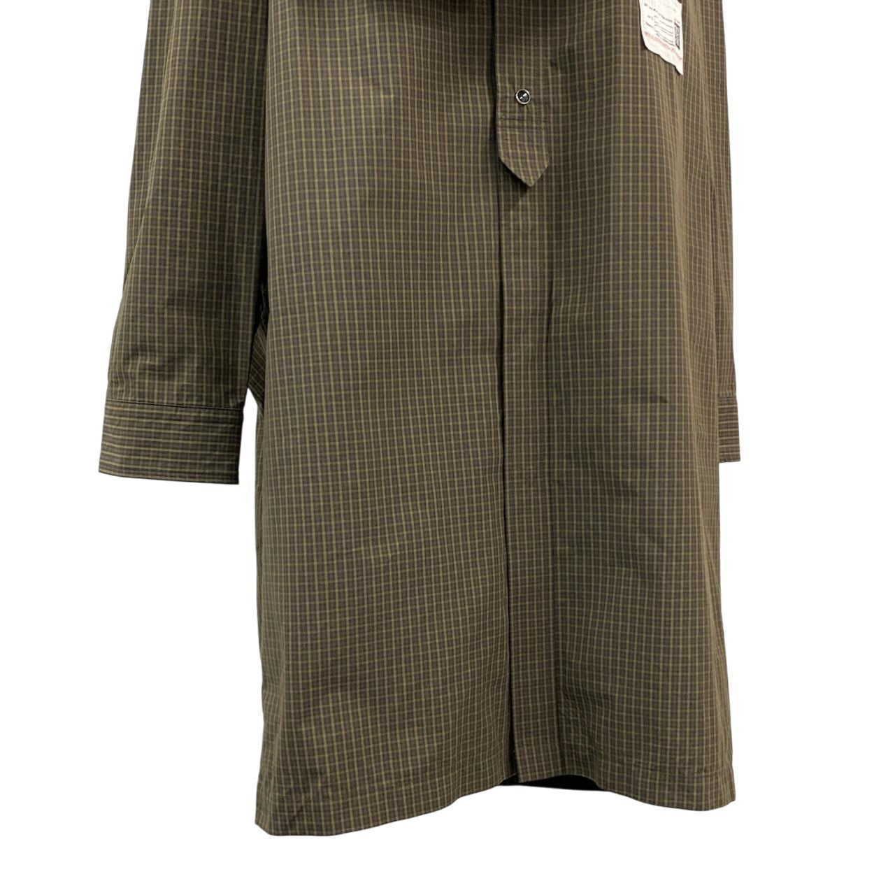 c24 定価￥71,500 Maison Mihara Yasuhiro メゾンミハラヤスヒロ 25AW ショールレイヤード シャツドレス Dress サイズ38 ブラウン ワンピースt18r