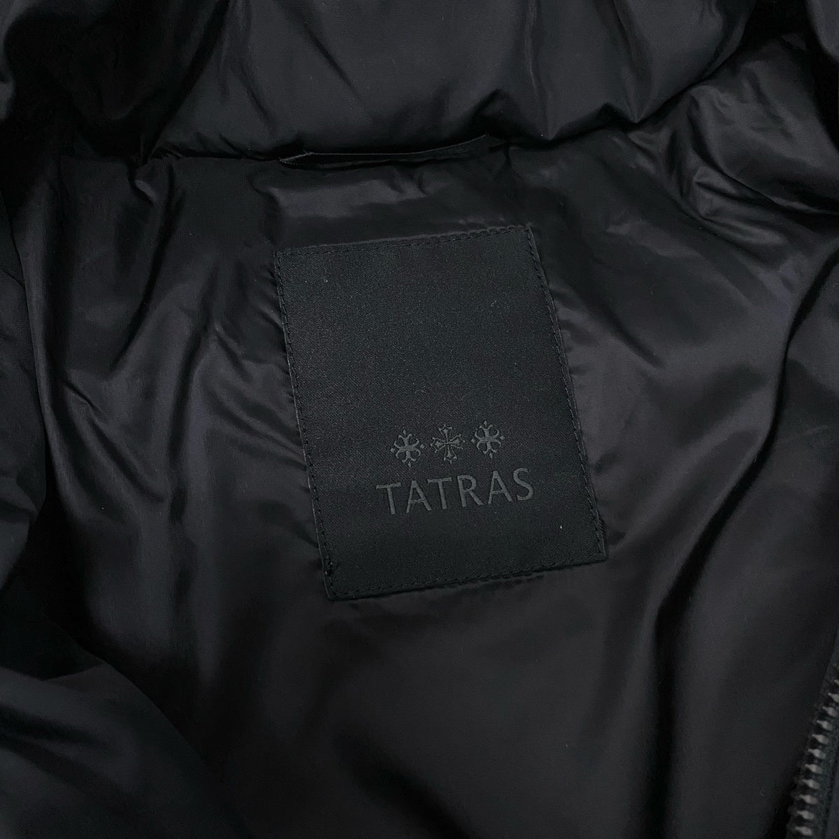 51i2 TATRAS タトラス CERAMIKA セラミカ Aライン ダウンコート ラクーンファー LTTA20A4492 サイズ02 ブラック レディースo07t