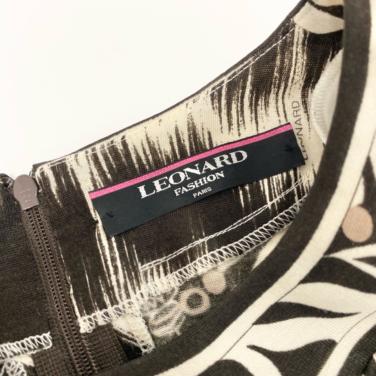 10i16 LEONARD レオナール 長袖カットソー クルーネック