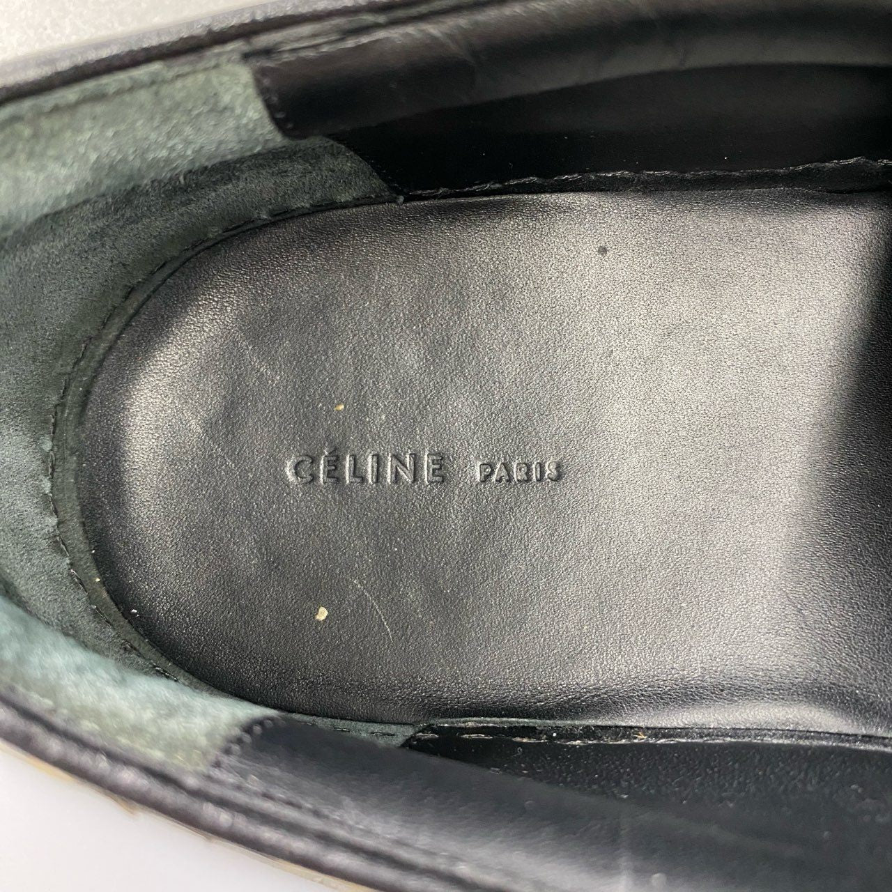 3d4 CELINE セリーヌ パイソン スリッポン スニーカー 42 アイボリー シューズ イタリア製 Slip-on