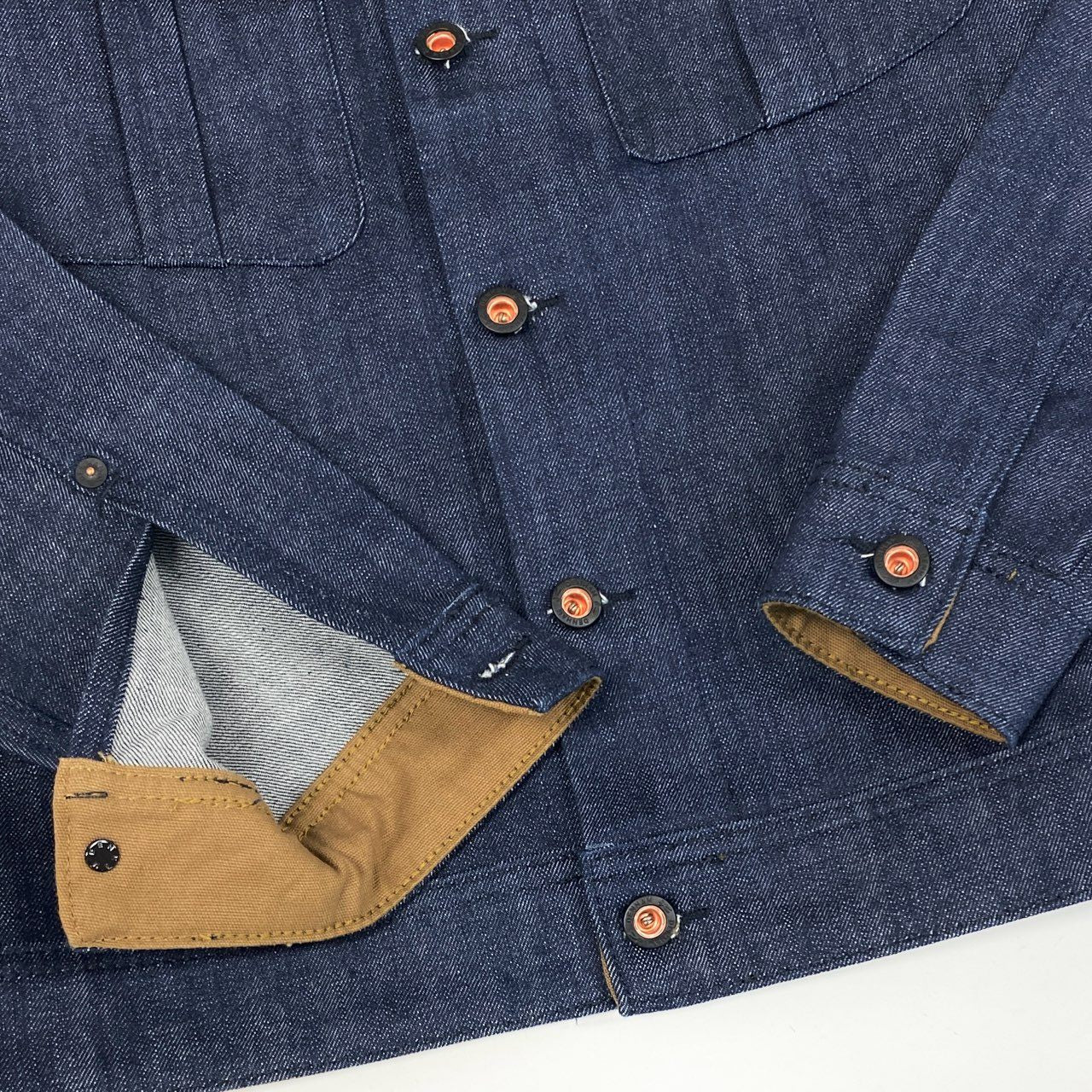 34j28 DENHAM デンハム 2019ss MILITARY DENIM DD ミリタリー デニムジャケット Gジャン  27190－2－20201 XS インディゴブルーo07t