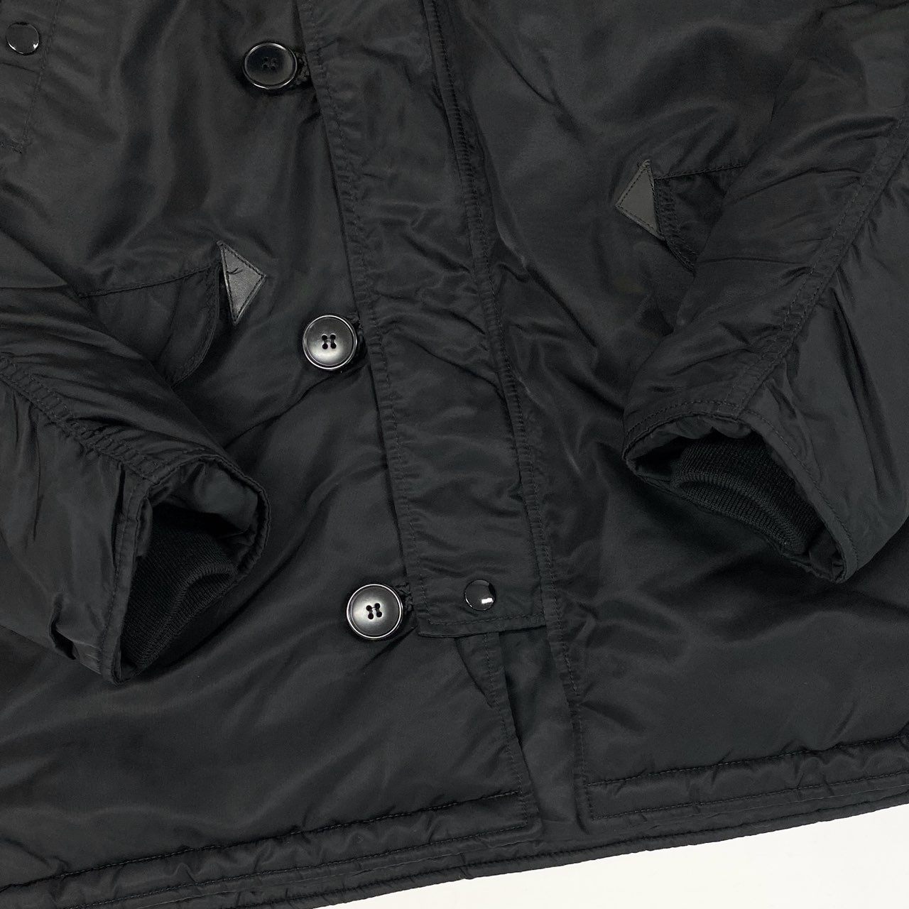 14L1 《美品》 ALPHA INDUSTRIES アルファ インダストリーズ N-3B フライトジャケット 20094-7501 L ブラック EDWIN企画 コート アメカジt18r