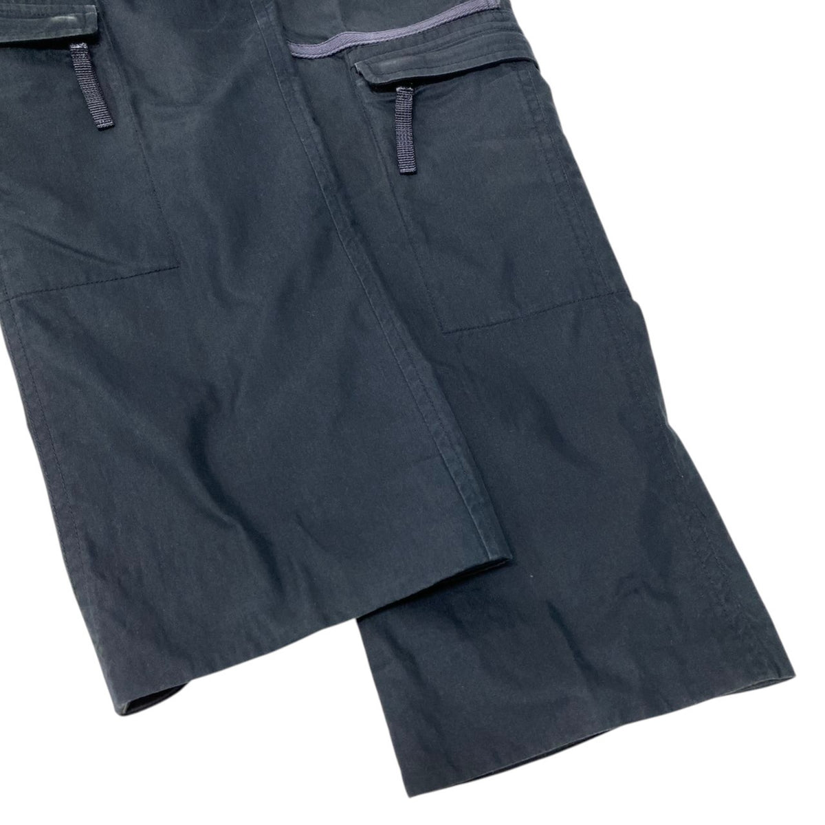 26j19 ISSEY MIYAKE MEN イッセイミヤケメン 00AW パラシュートパンツ 多重ジップ ボトムス ME03FF058 サイズ3 ブラック メンズu02t