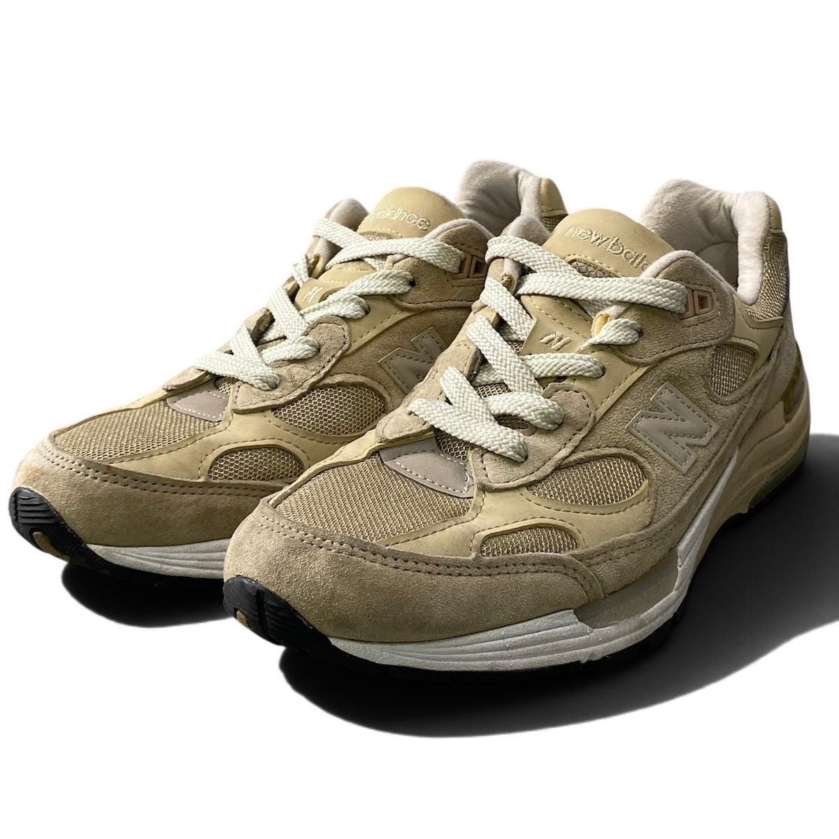 3j23 New Balance ニューバランス Ｍade in USA M992 ローカットスニーカー M992TN 25cm タン/ベージュ メンズ 紳士靴o07t
