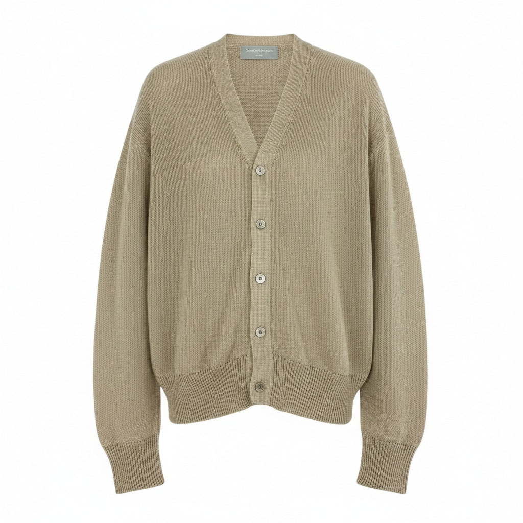 28b20 COMME des GARCONS HOMME コムデギャルソンオム 1994 田中オム サマーニットカーディガン トップス 表記無し ベージュ リネン 90su02t