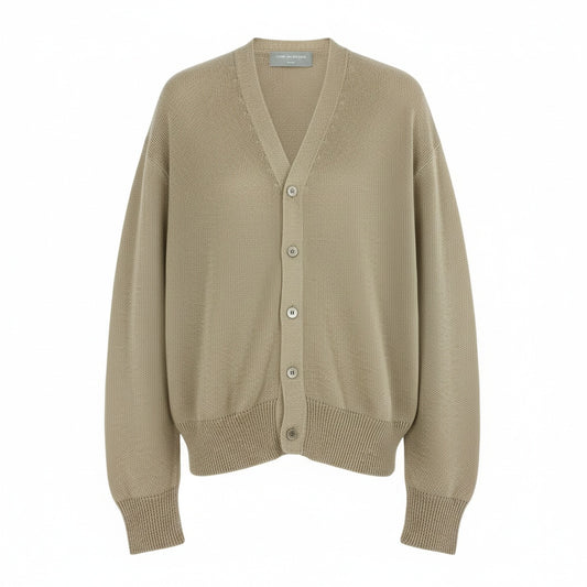 Ab20 COMME des GARCONS HOMME コムデギャルソンオム 1994 田中オム サマーニットカーディガン トップス 表記無し ベージュ リネン 90su02t