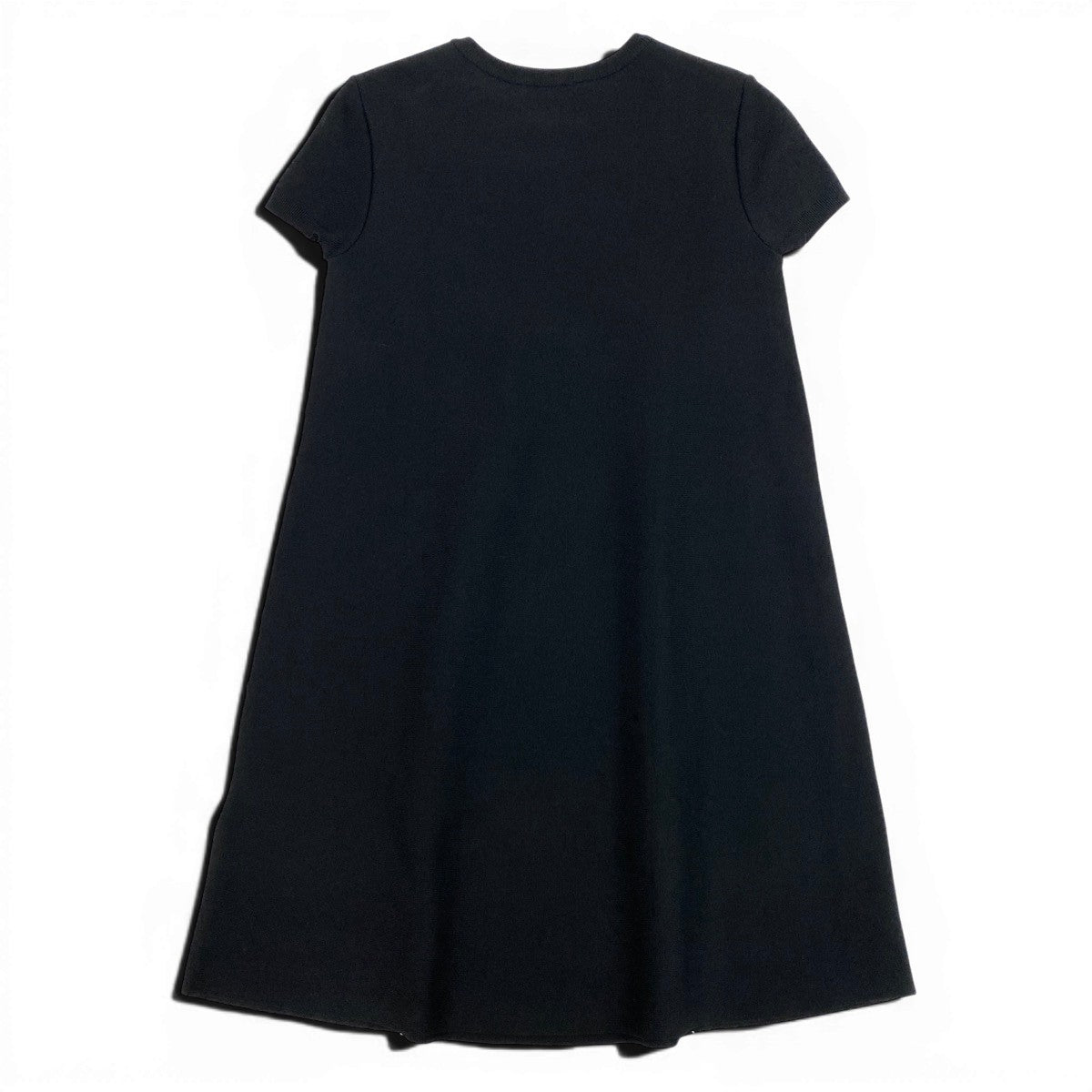 Eg13 【美品】VALENTINO ニットドレス レースデザイン イタリア製 XSサイズ ブラック ホワイト レディース 女性用k02i