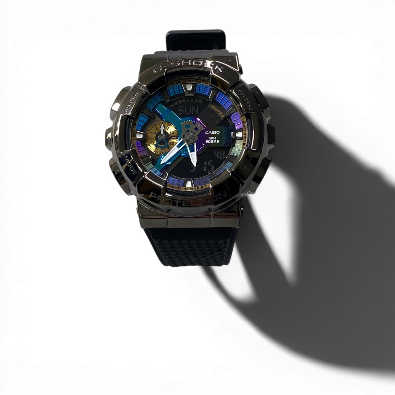 c23 CASIO G-SHOCK カシオ Gショック GM-110B 腕時計 -1AJF タフソーラー デジタル時計 メンズk02i