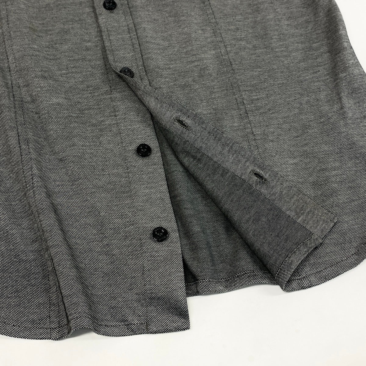 22i15 【美品】GUCCI グッチ シェリーライン 半袖シャツ ポロシャツ XLサイズ グレー コットン100％ メンズ 男性用u02t