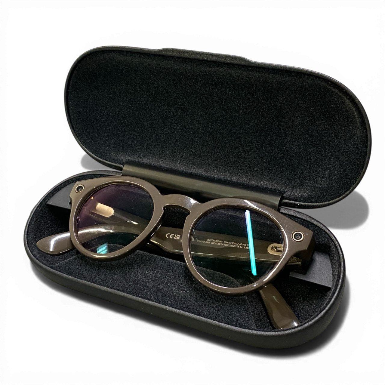 c20 Ray-Ban レイバン スマートグラス Facebook Stories サングラス 48□23 ブラウン WAYFARER 動作確認済みt18r