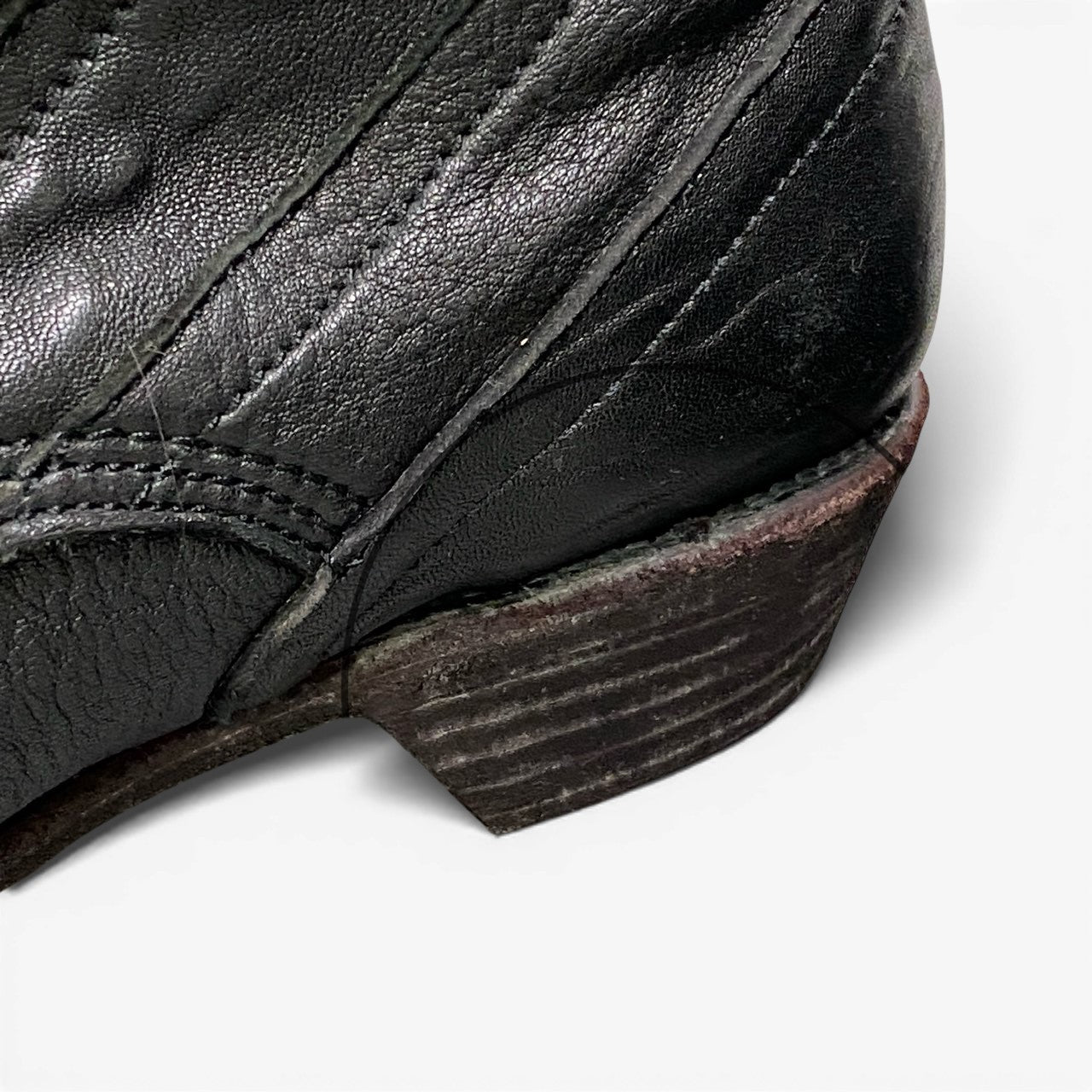 1a22 JULIUS ユリウス Back Zip Leather Boots バックジップレザーブーツ サイズ1 ブラック レザー タグ付属t18r