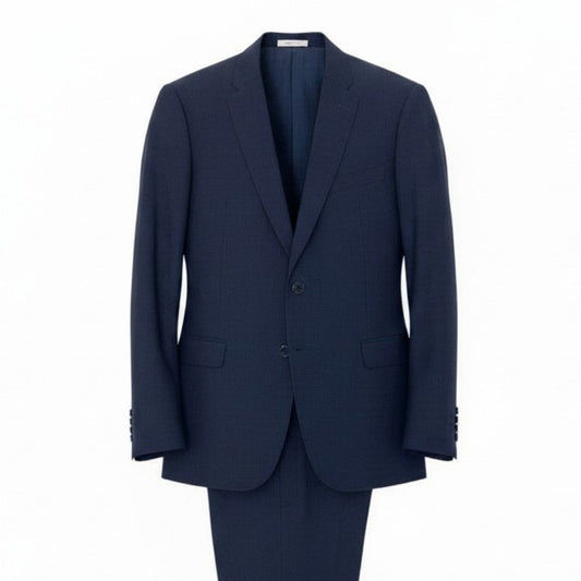 56d27 ARMANI アルマーニ セットアップスーツ フォーマル シングルジャケット メンズスーツ 男性用 紳士服 50 ネイビーu02t