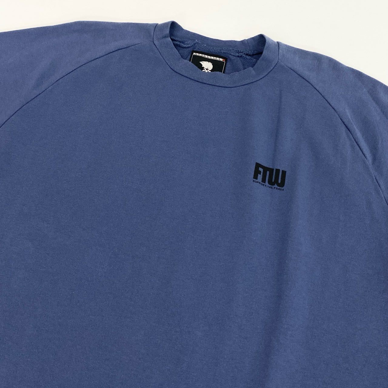 81j8 NEIGHBORHOOD ネイバーフッド 2004年 初期 クルーネック カットソー ロンT ロングスリーブ トップス メンズ 紳士服 M ネイビー コットン100％u02t