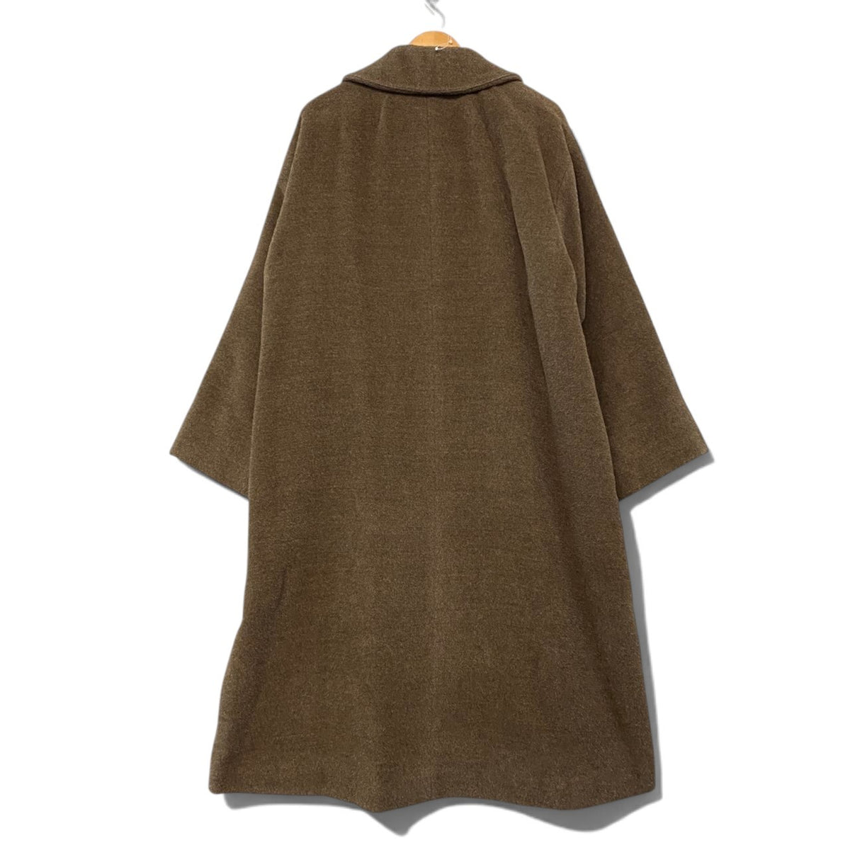 70i14 【極美品】MOGA モガ アルパカコート ウールコート ロングコート 保管品 ブラウン アルパカ100％ レディース 女性用u02t