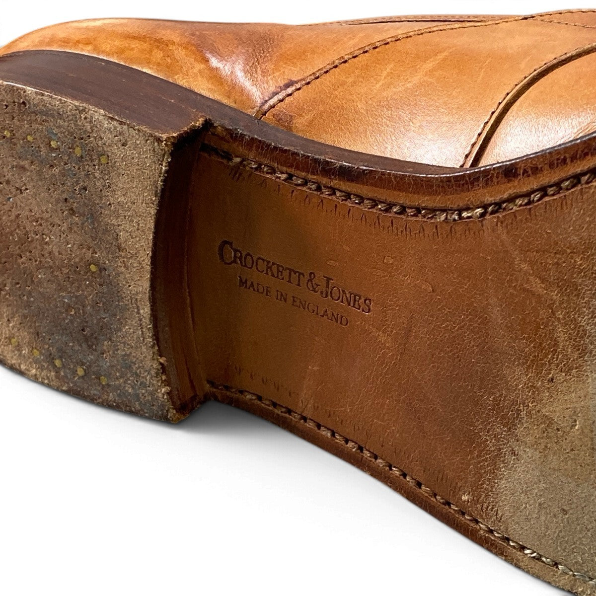 3j14 Crockett&Jones クロケット&ジョーンズ ユナイテッドアローズ別注 SONNING キルトローファー 6340 9E キャメル レザー メンズ 紳士靴o07t