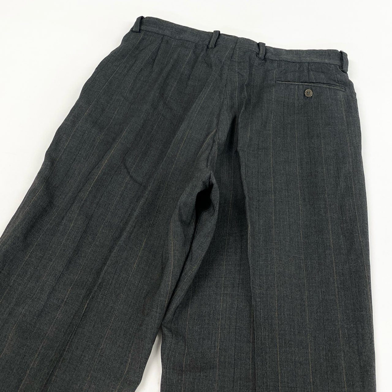 69L17 GIORGIO ARMANI ジョルジオ アルマーニ イタリア製 セットアップ スーツ VINTAGE 大きいサイズ 52 XLサイズ相当 グレー ウール メンズo07t