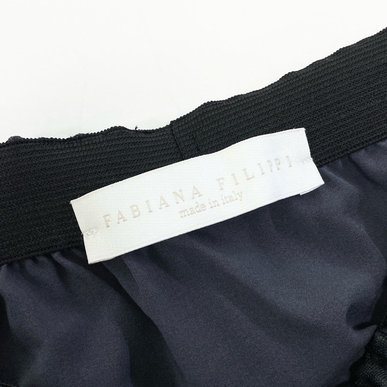 82a29 FABIANA FILIPPI ファビアナフィリッピ プリーツスカート ロングスカート チェック柄 XSサイズ グレー系 レディース 女性用u02t