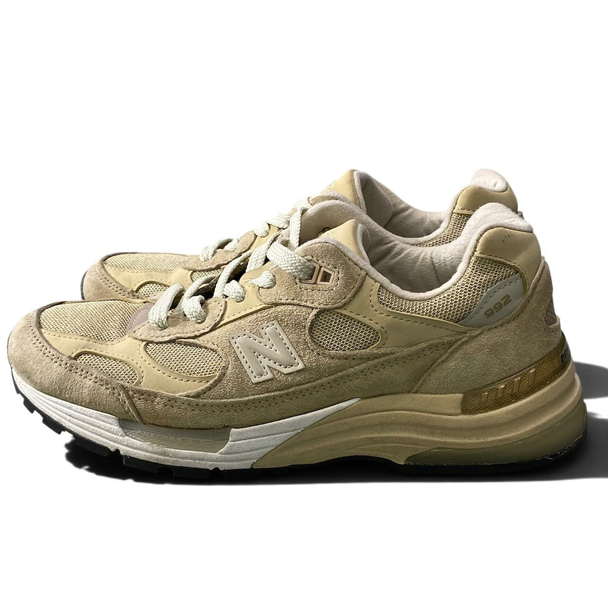 3j23 New Balance ニューバランス Ｍade in USA M992 ローカットスニーカー M992TN 25cm タン/ベージュ メンズ 紳士靴o07t