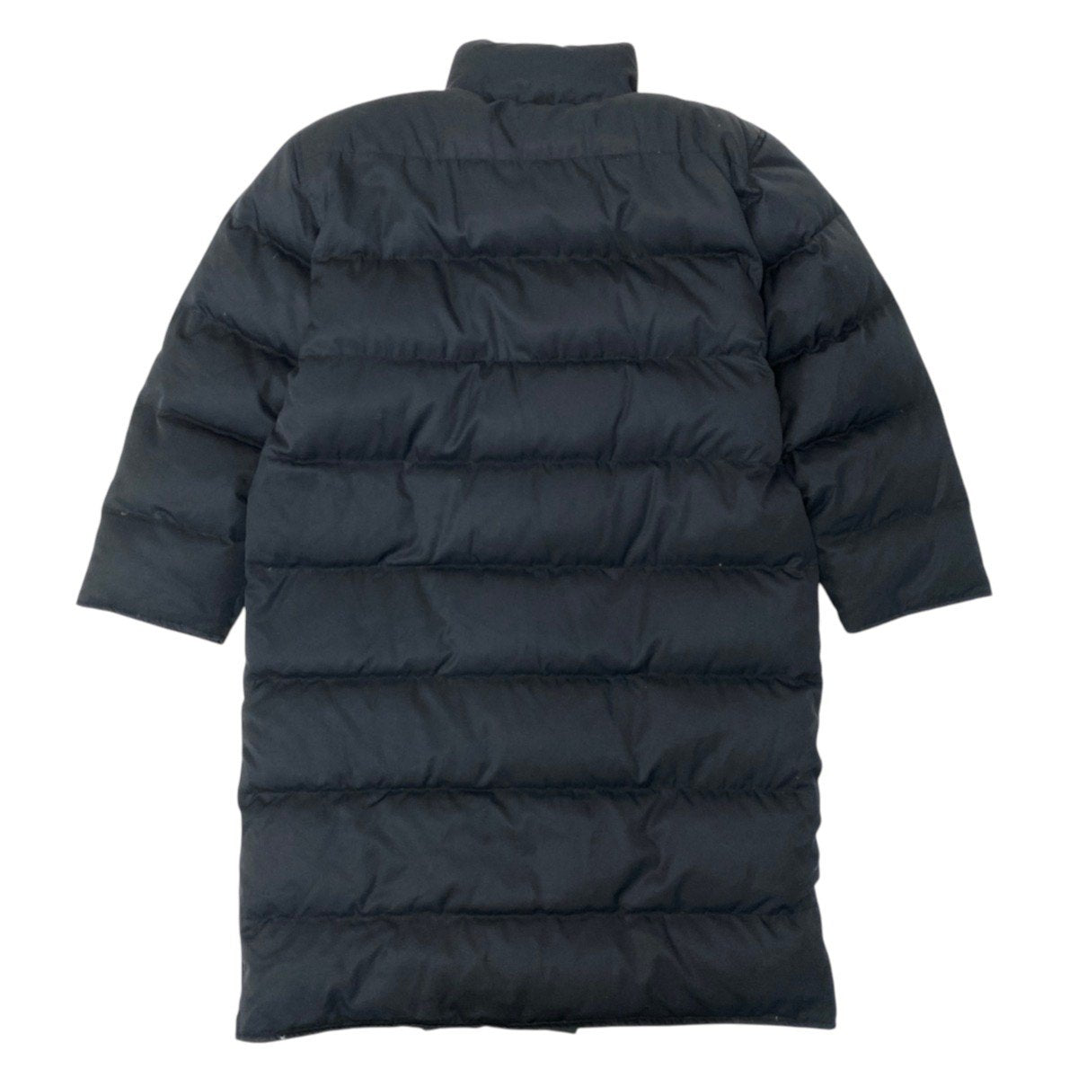 46h19 GIVENCHY ジバンシー ダウンコート 金ボタン 天然羽毛100％ ロングコート ジップアップ GSL4614-6 M ブラック レディース 女性用u02t