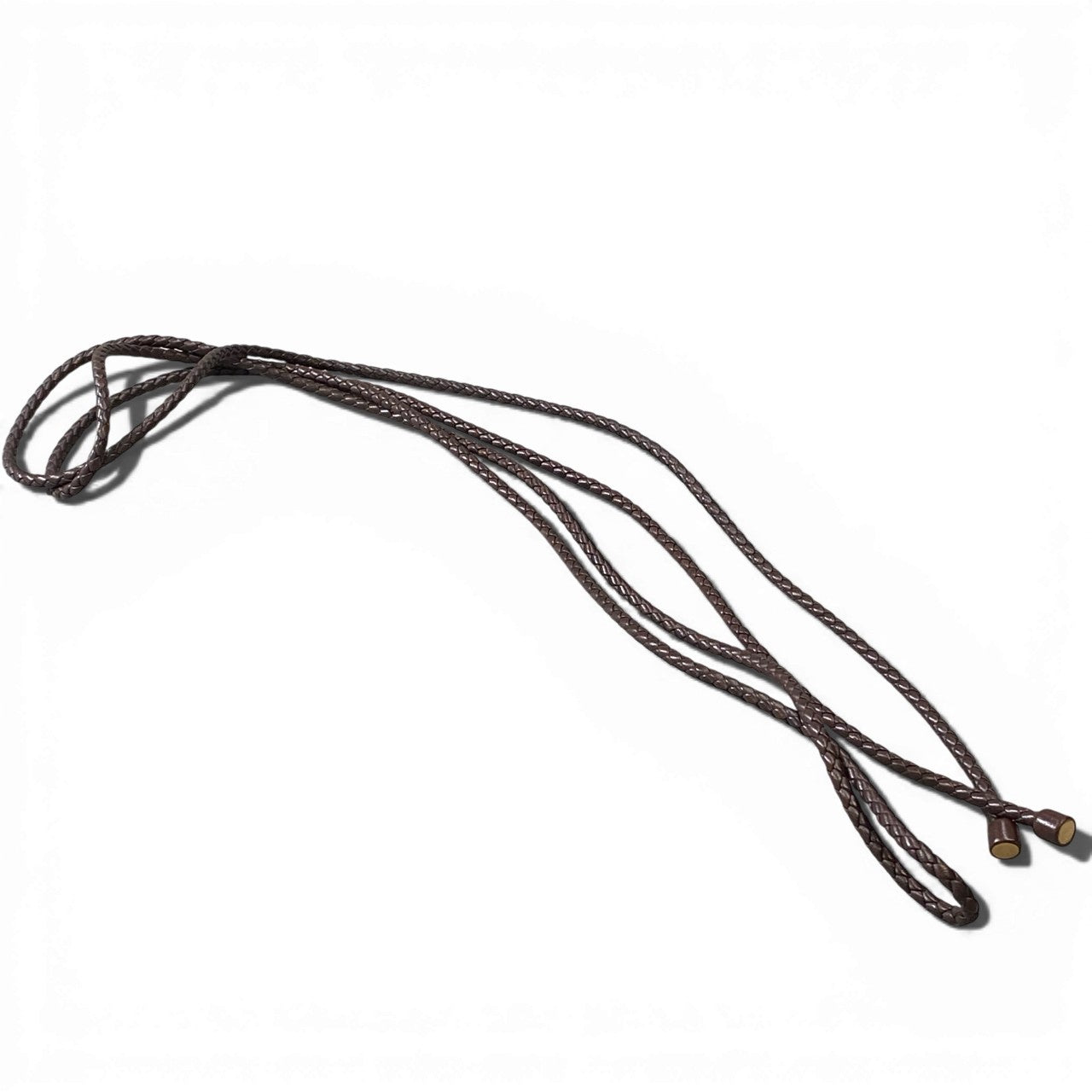 a5【美品】BOTTEGA VENETA ヴォッテガヴェネタ イントレチャート ベルト ロープベルト 編み込み ブラウン レザー 本革 レディースk02i