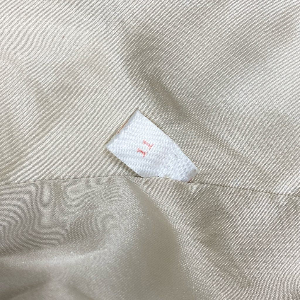 10L15 パールミンク ファーコート サイズ11号 ホワイト 本毛皮 PEARL MINK FUR ポケット有t18r