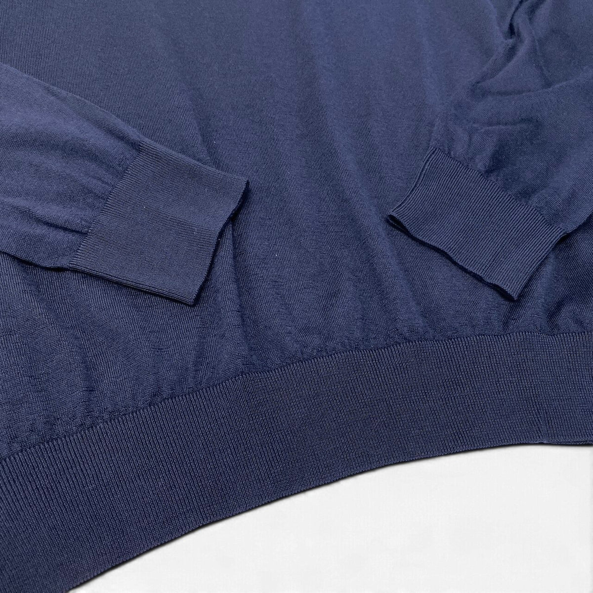 21j16 【未使用】 DIOR HOMME ディオールオム Bee刺繡 タートルネック ニットセーター 833M603BT128 サイズL ネイビー カシミヤ100％ メンズu02t