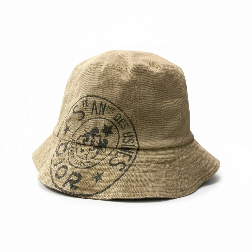 j15 Christian Dior クリスチャンディオール Dior Union バケットハット 24BTI923E130 サイズ57 ベージュ レディース