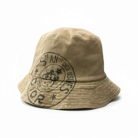 j15 Christian Dior クリスチャンディオール Dior Union バケットハット 24BTI923E130 サイズ57 ベージュ レディース