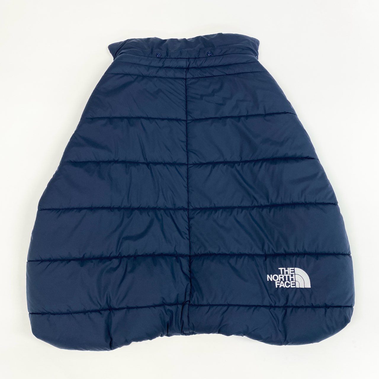 60j27《美品》THE NORTH FACE ザノースフェイス ベビーシェルブランケット ダウン 撥水加工◎ フード着脱可 NNB71901 ネイビー ベビーu02t