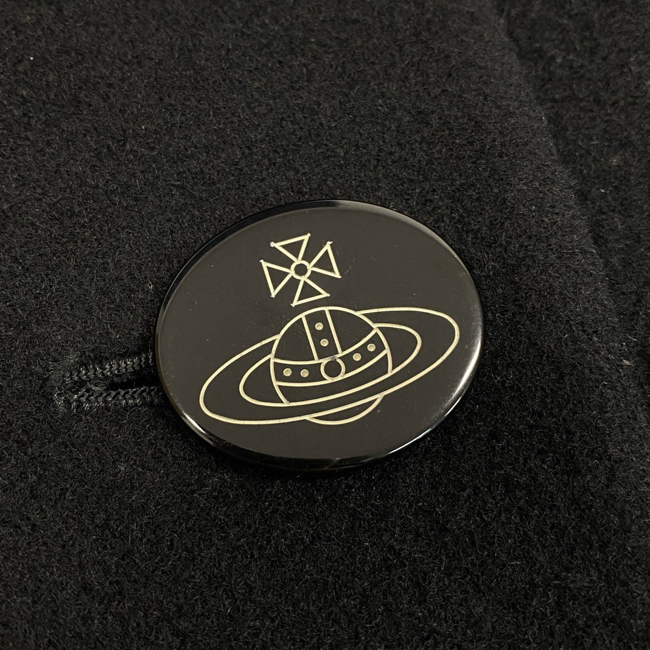 34a27 Vivienne Westwood RED LABEL ヴィヴィアンウエストウッド レッドレーベル 変形ピーコート ウールコート ショート丈 オーブロゴボタン 16-01-632012 2サイズ ブラック レディースo07t