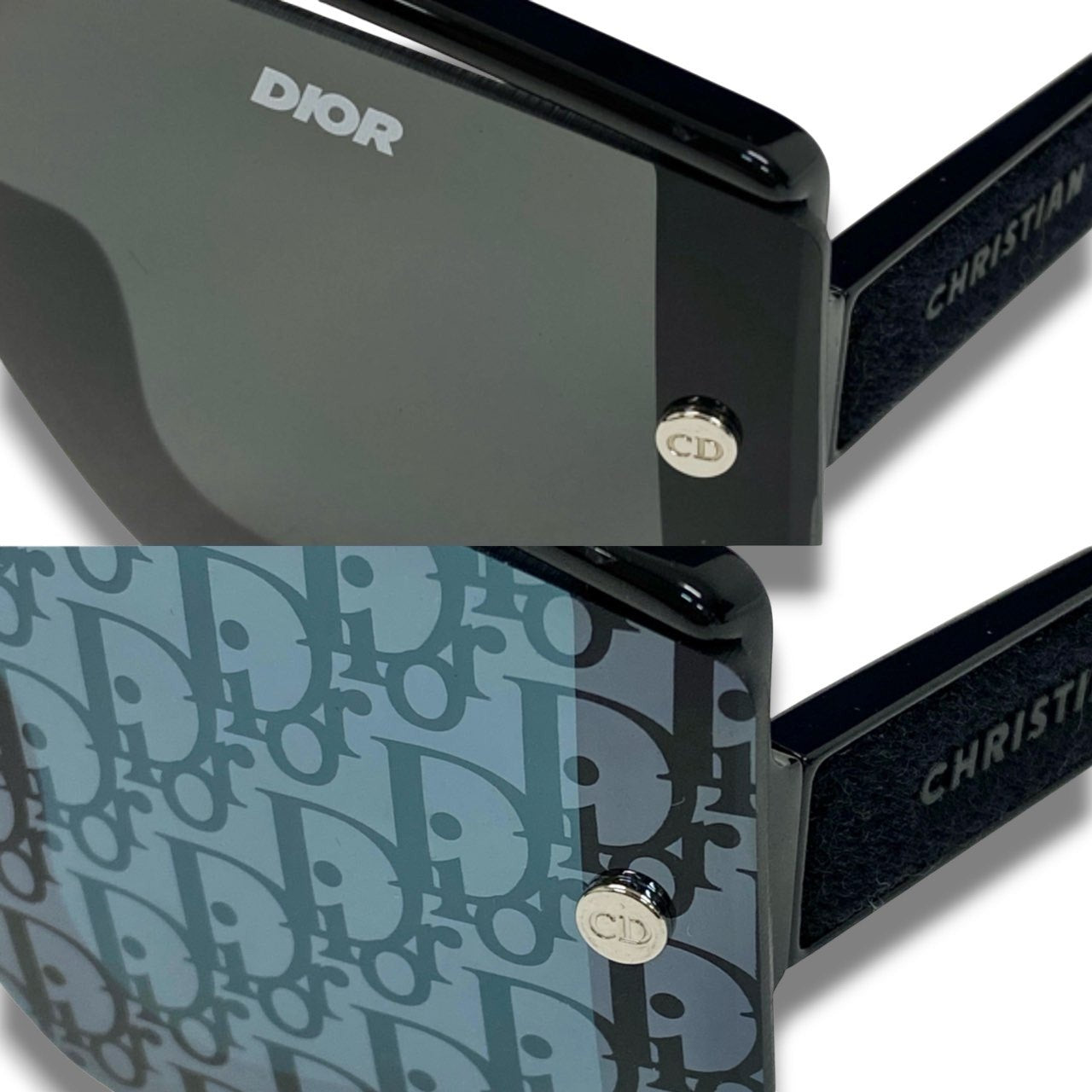 c3 Dior クリスチャンディオール Diorxtrem Mask マスクサングラス アイウェア ブラック メンズ 替えレンズ付きta2