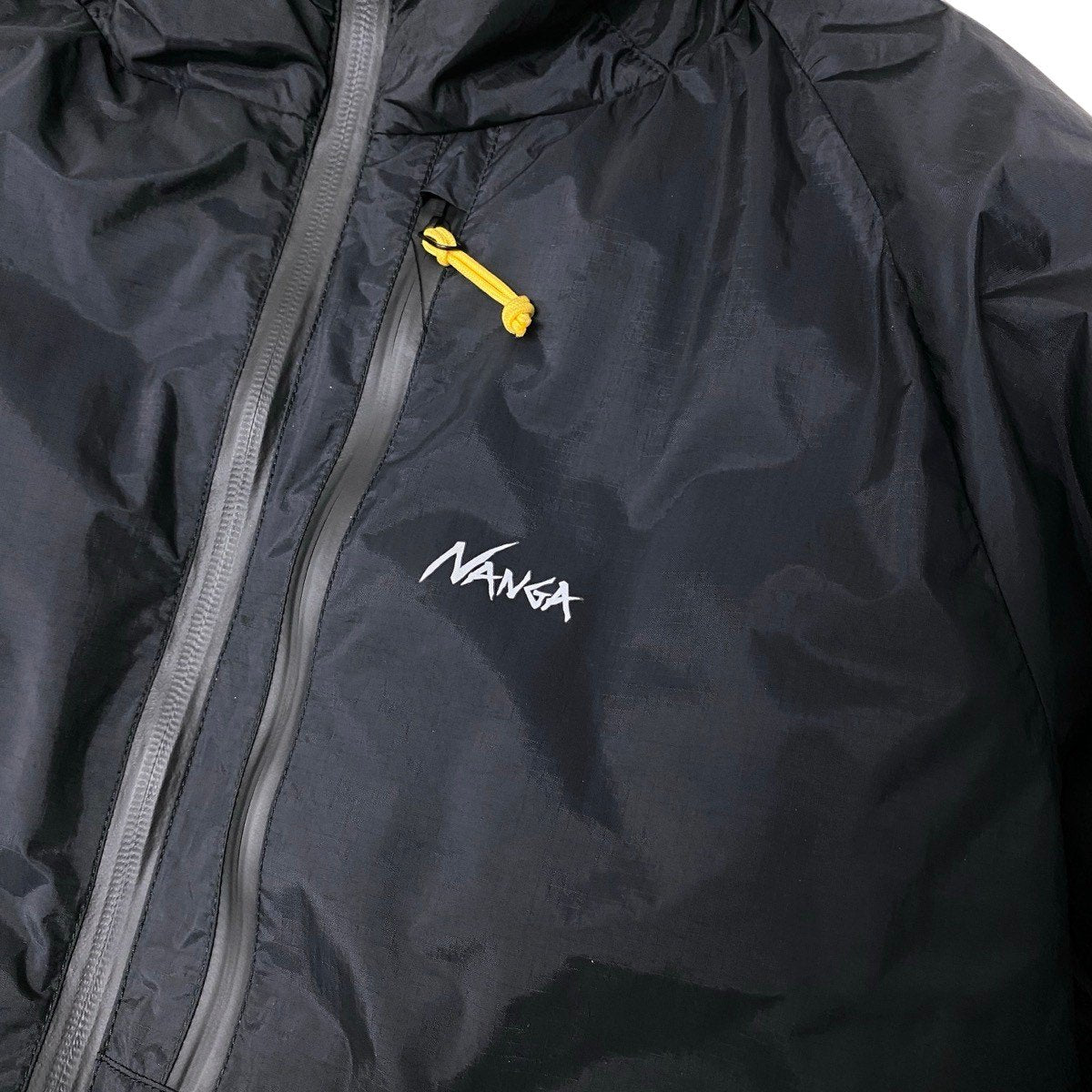30f22 NANGA ナンガ × 天下一品 限定コラボ オーロラテックス ダウンジャケット 24FB-184 M ブラックt18r
