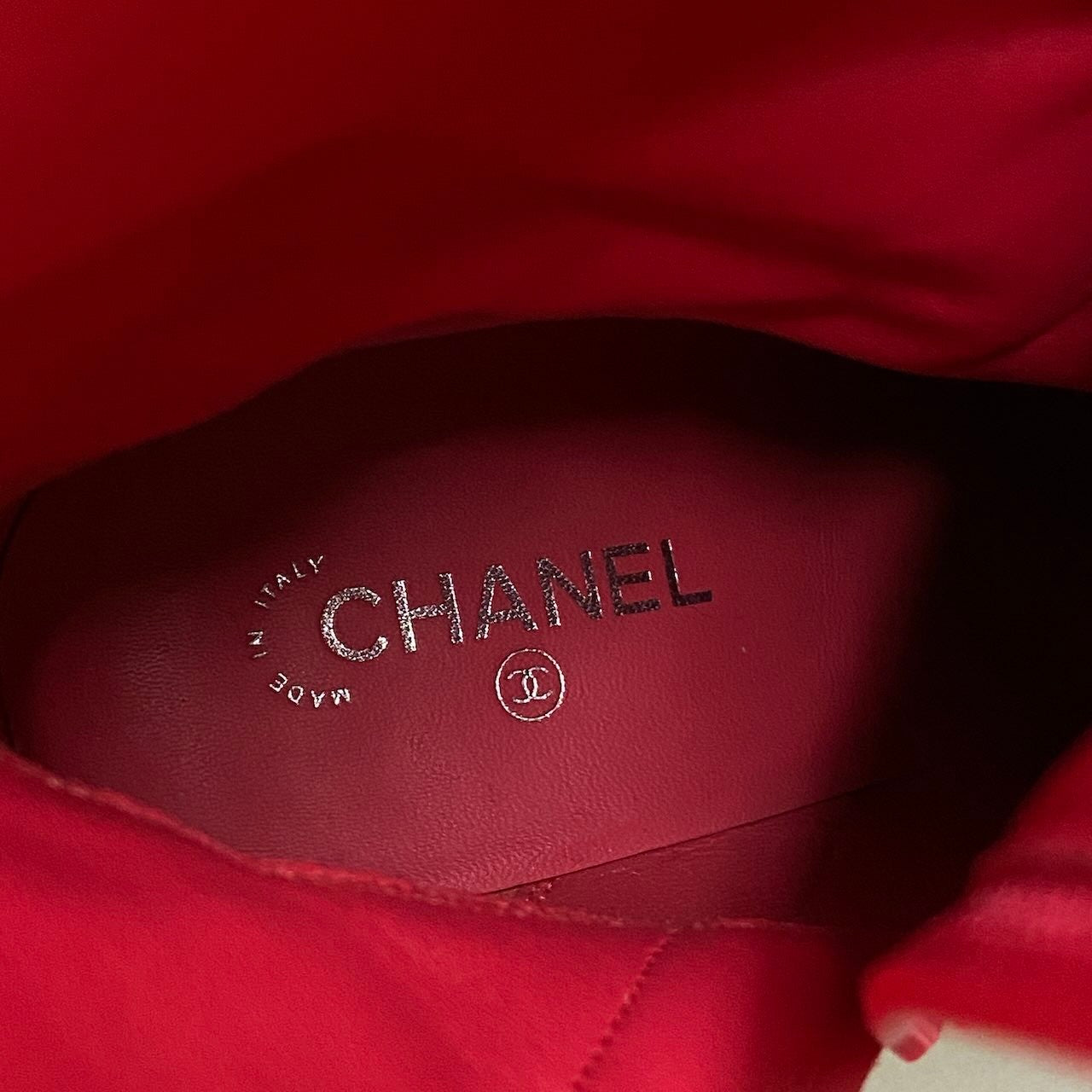 Ad2 CHANEL シャネル ココマーク パッチワーク サイドジップブーツ サイズ36 1/2 ピンク系 スウェード/サテン レディース 女性用 パンプスk02i