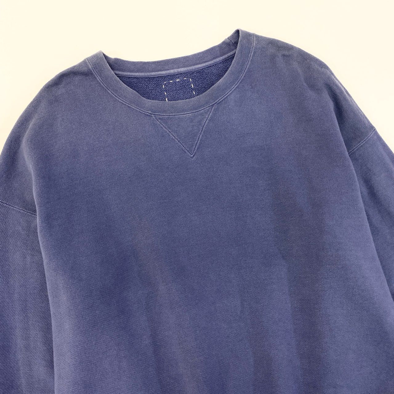 32a29 【新品保管品】visvim ヴィズヴィム JUMBO SB SWEAT L/S DMGD スウェット 0124105010025 2サイズ ブルー メンズo07t