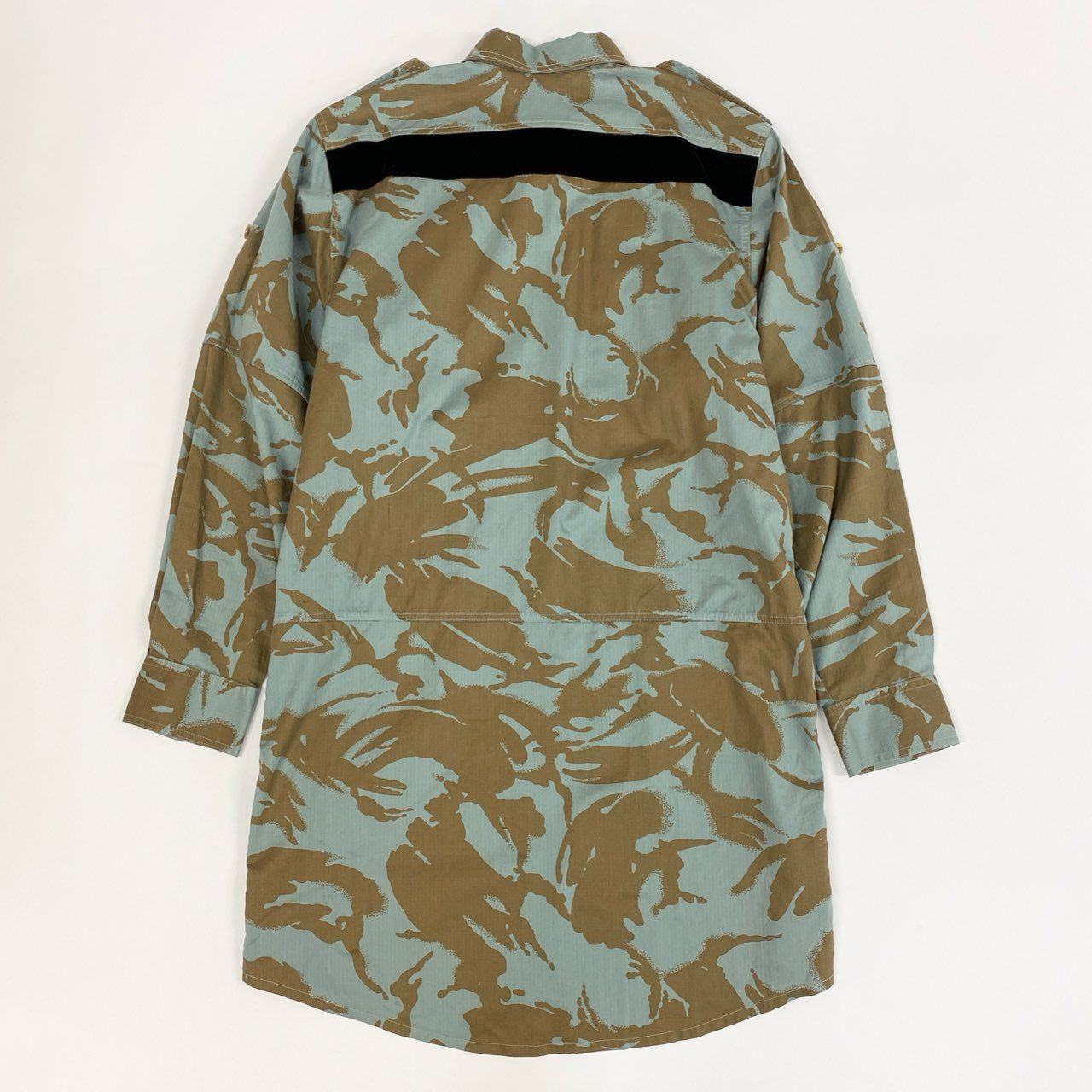 32j3 《未使用品》タグ付 OAMC オーエーエムシー UK COMBAT SHIRT コンバットシャツ 長袖 迷彩柄 カモフラージュ 52-01-34-01005 23A28OAX14 46 Mサイズ マルチカラー コットン メンズo07t