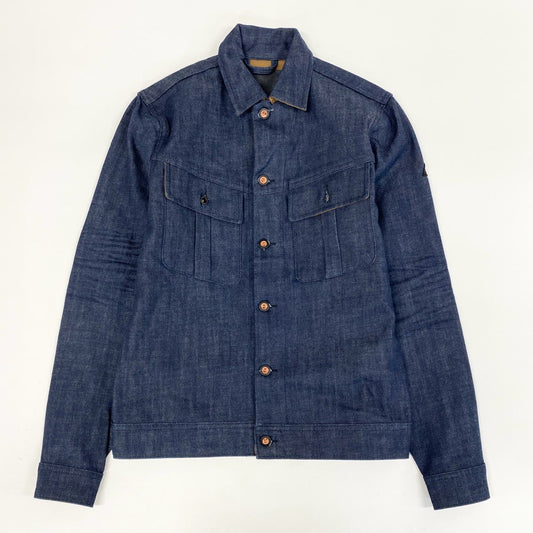 34j28 DENHAM デンハム 2019ss MILITARY DENIM DD ミリタリー デニムジャケット Gジャン  27190－2－20201 XS インディゴブルーo07t