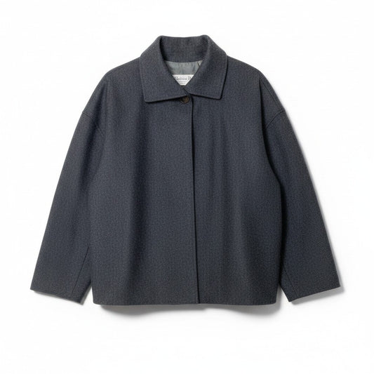 Ef24 Christian Dior ウールジャケット ショートコート 42/8サイズ グレー ウール100％ レディース 女性用u02tu02t