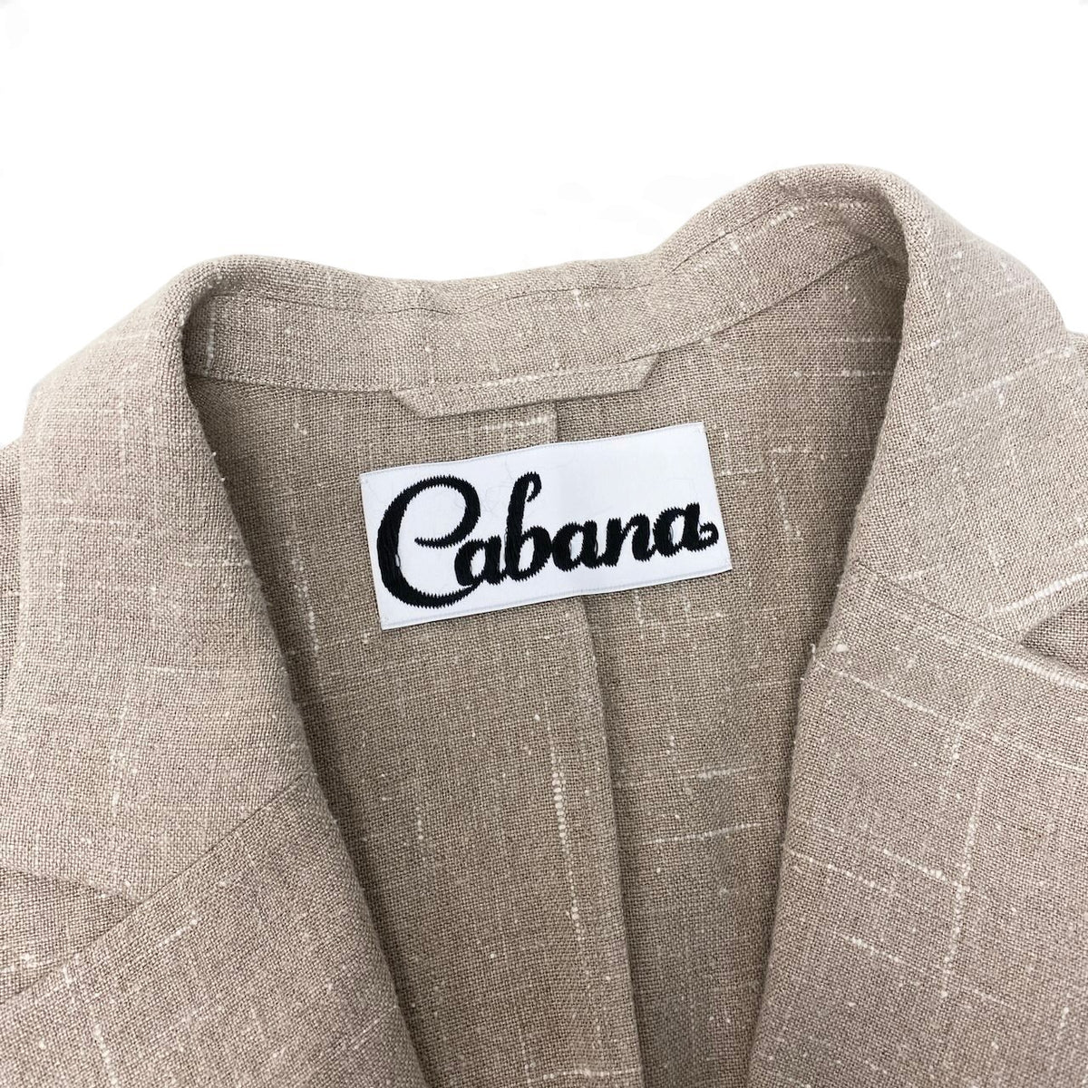 43j15 【極美品】 Cabana カバナ Cate ケイト カシュクールジャケット サマージャケット サイズ38 ベージュ リネン シルク レディースu02t