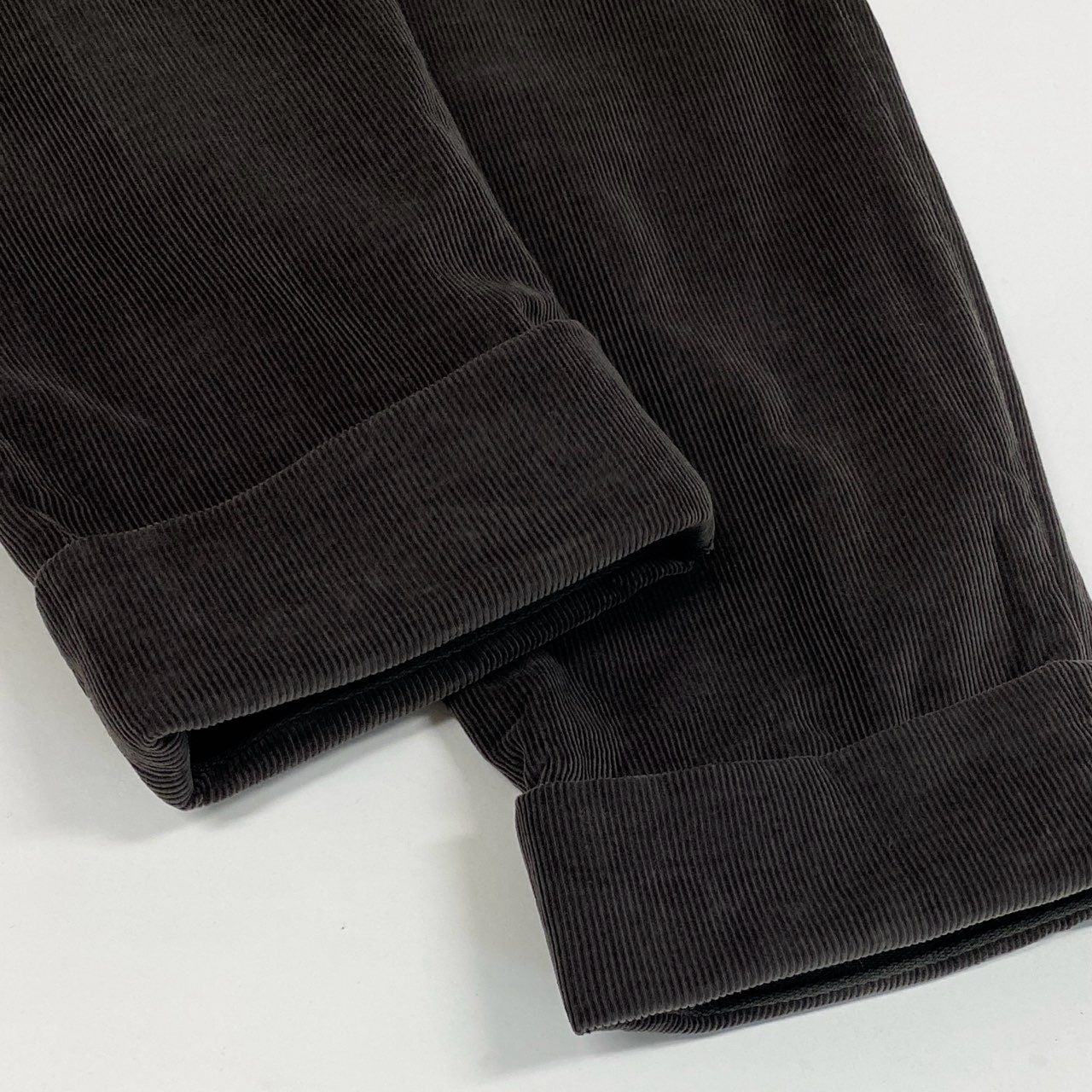 33b27 《美品》 BRUNELLO CUCINELLI ブルネロクチネリ コーデュロイ生地 スラックスパンツ ボトムス 44 ブラウン コットン メンズu02t